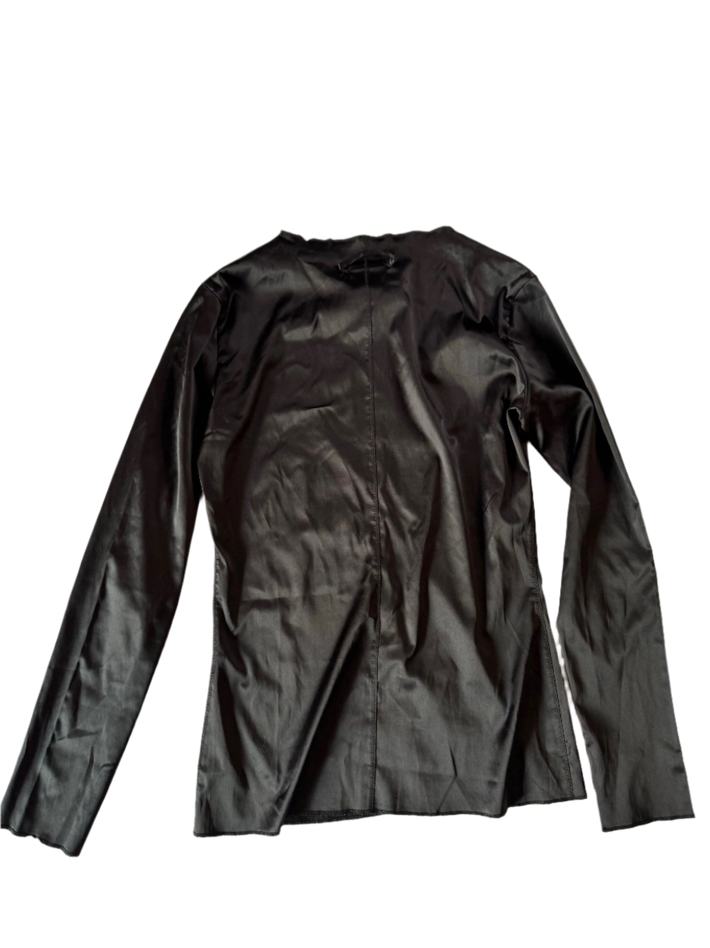 Jean Paul Gaultier Stretch Satin Long Sleeve