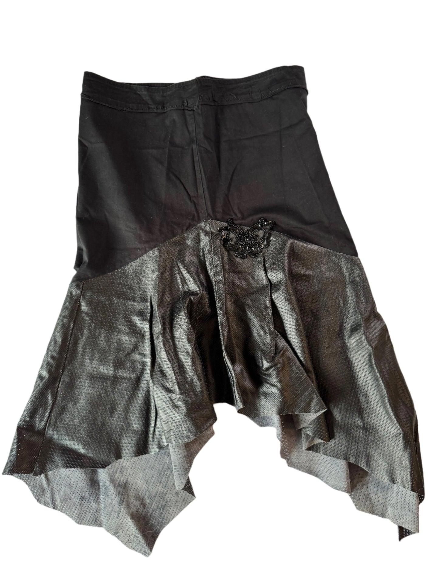 Leather Mermaid Skirt with Butterfly
