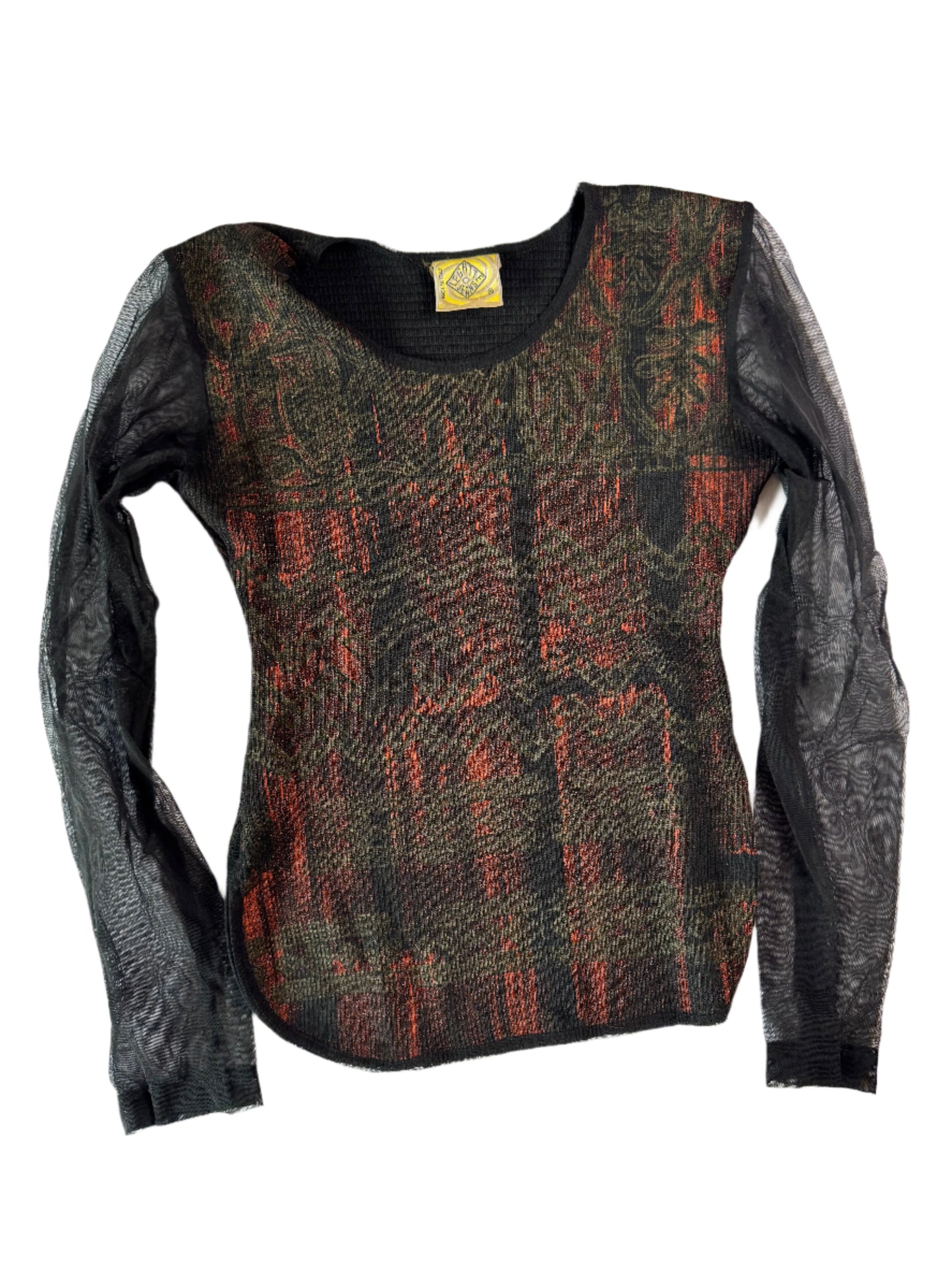 Legatte Mesh Sleeve Shirt