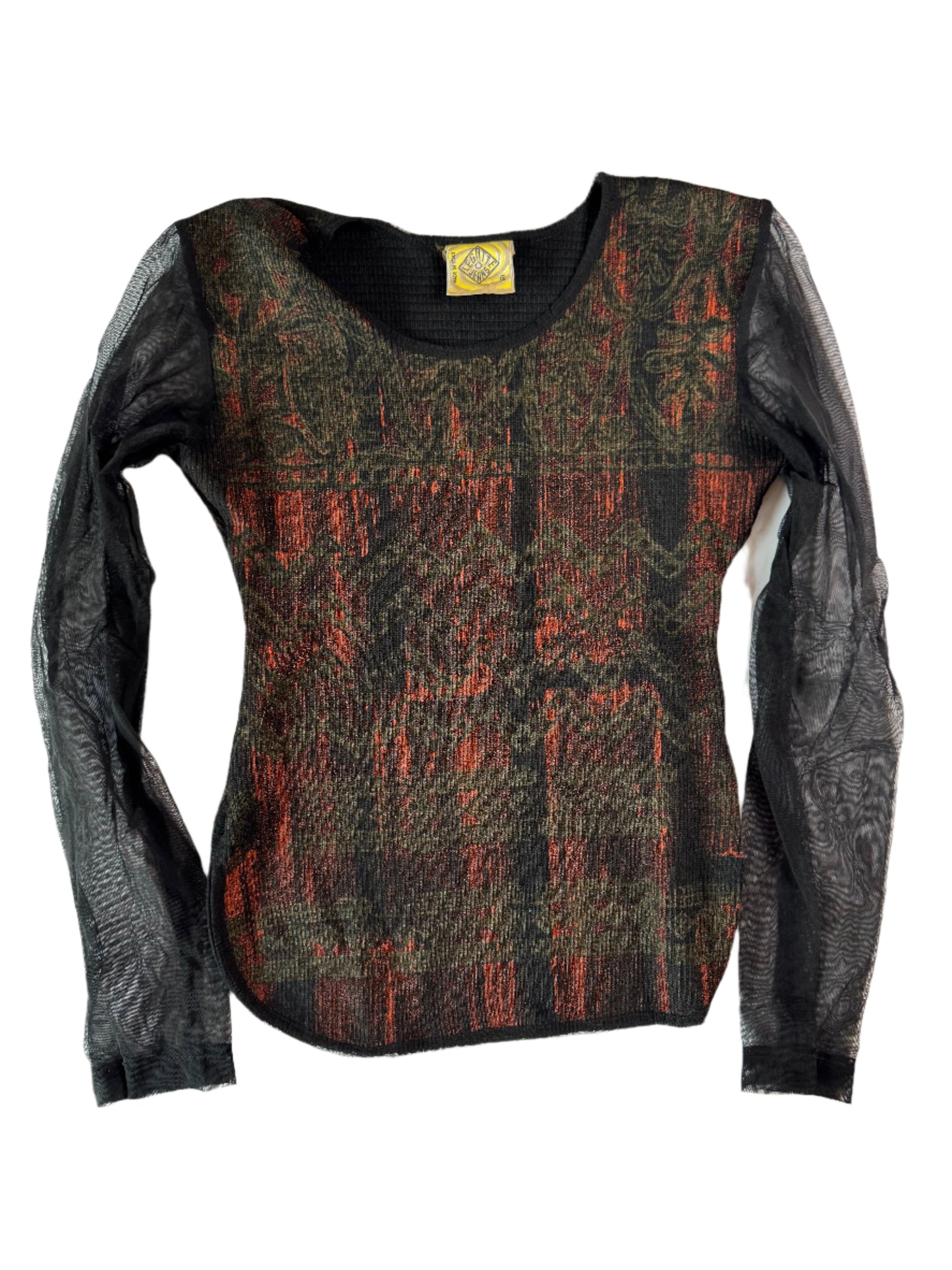 Legatte Mesh Sleeve Shirt