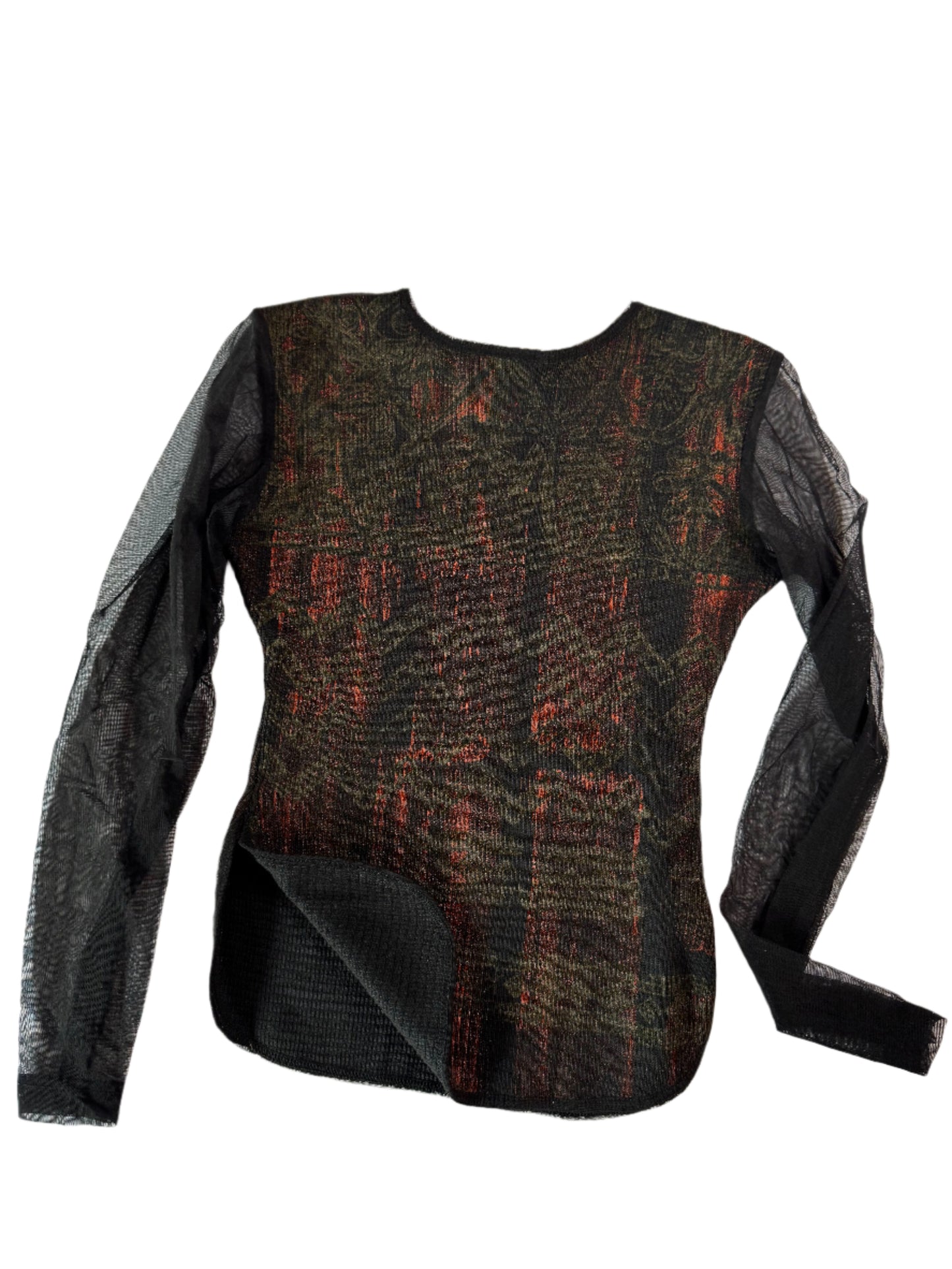 Legatte Mesh Sleeve Shirt