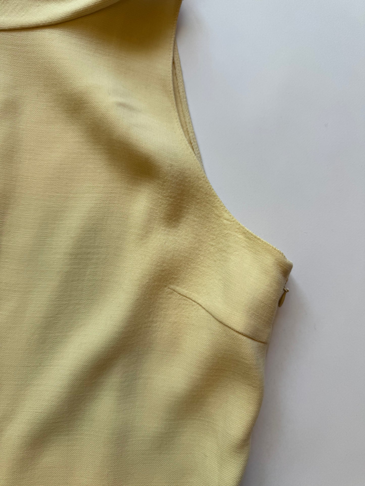 90s Prada Virgin Wool Mock Neck Dress Size 44 IT