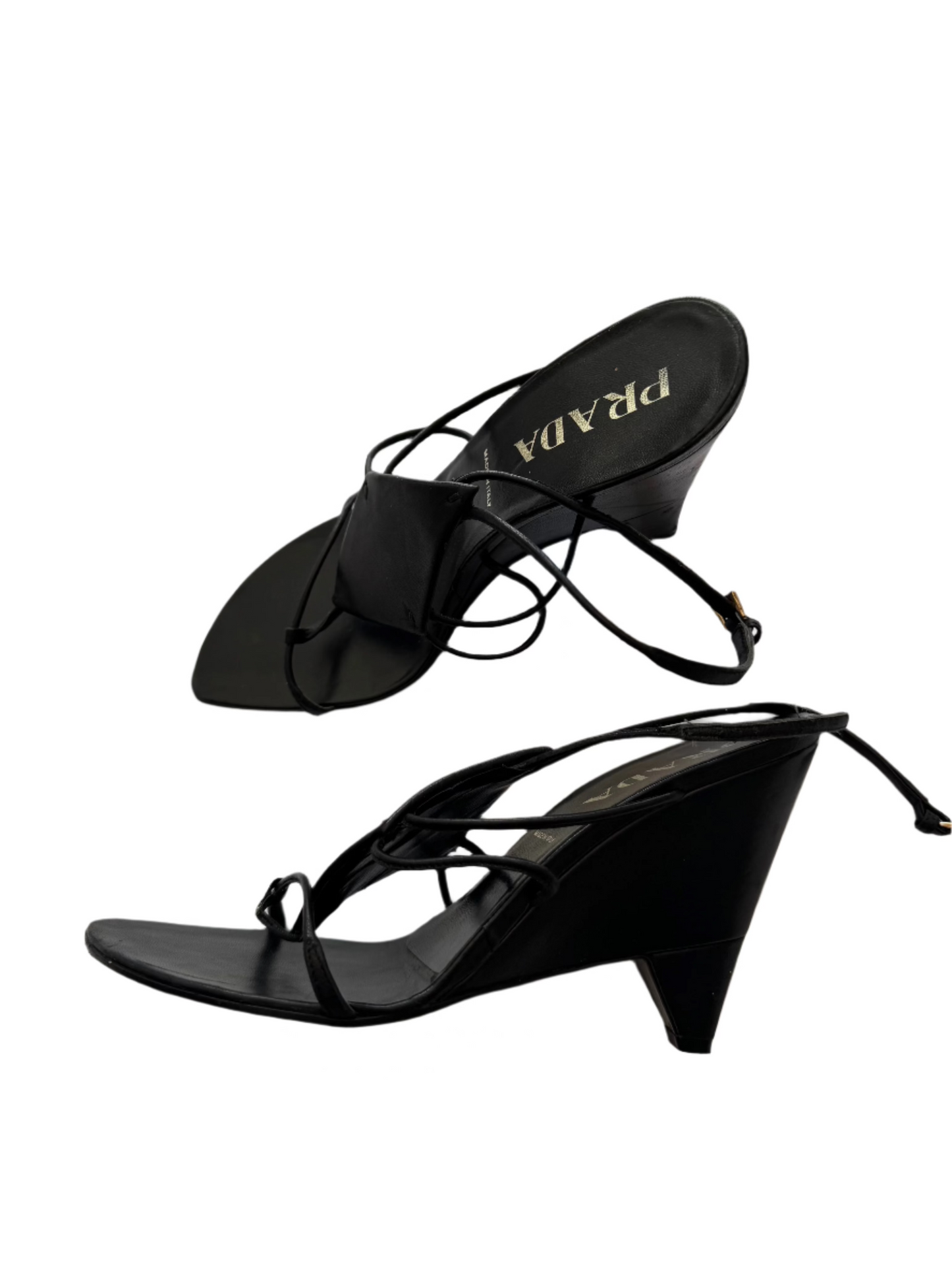 Prada 90s Heeled Sandal Size 38