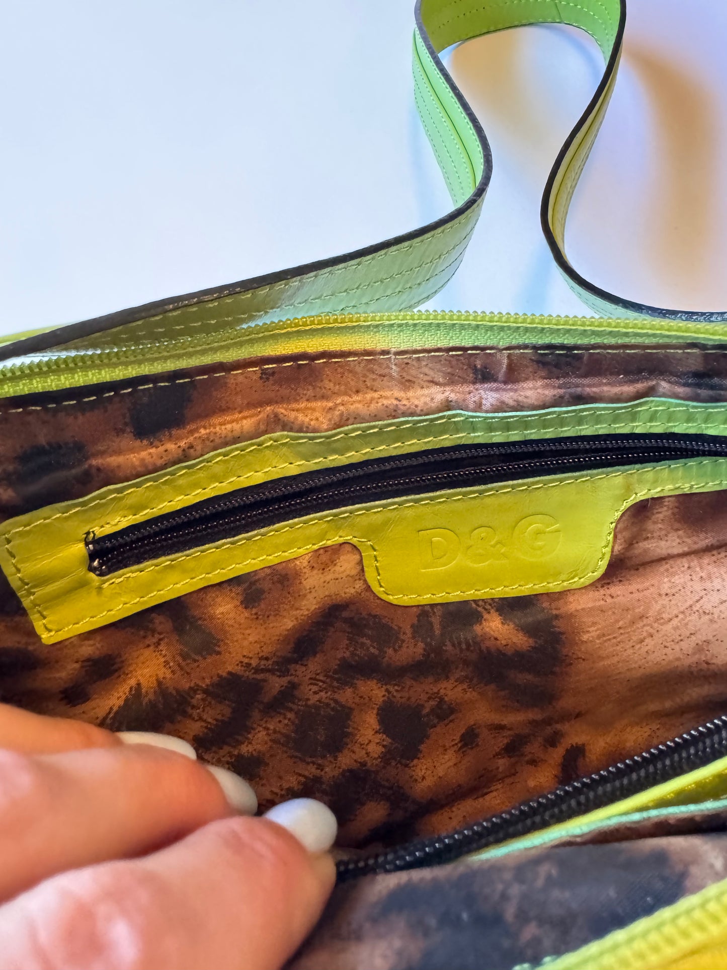 D&G 2000s Green Purse
