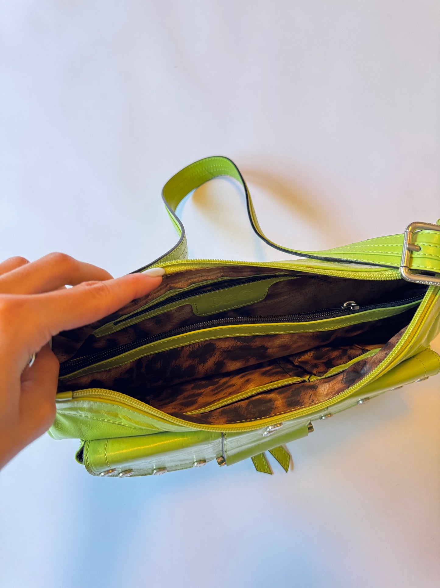 D&G 2000s Green Purse