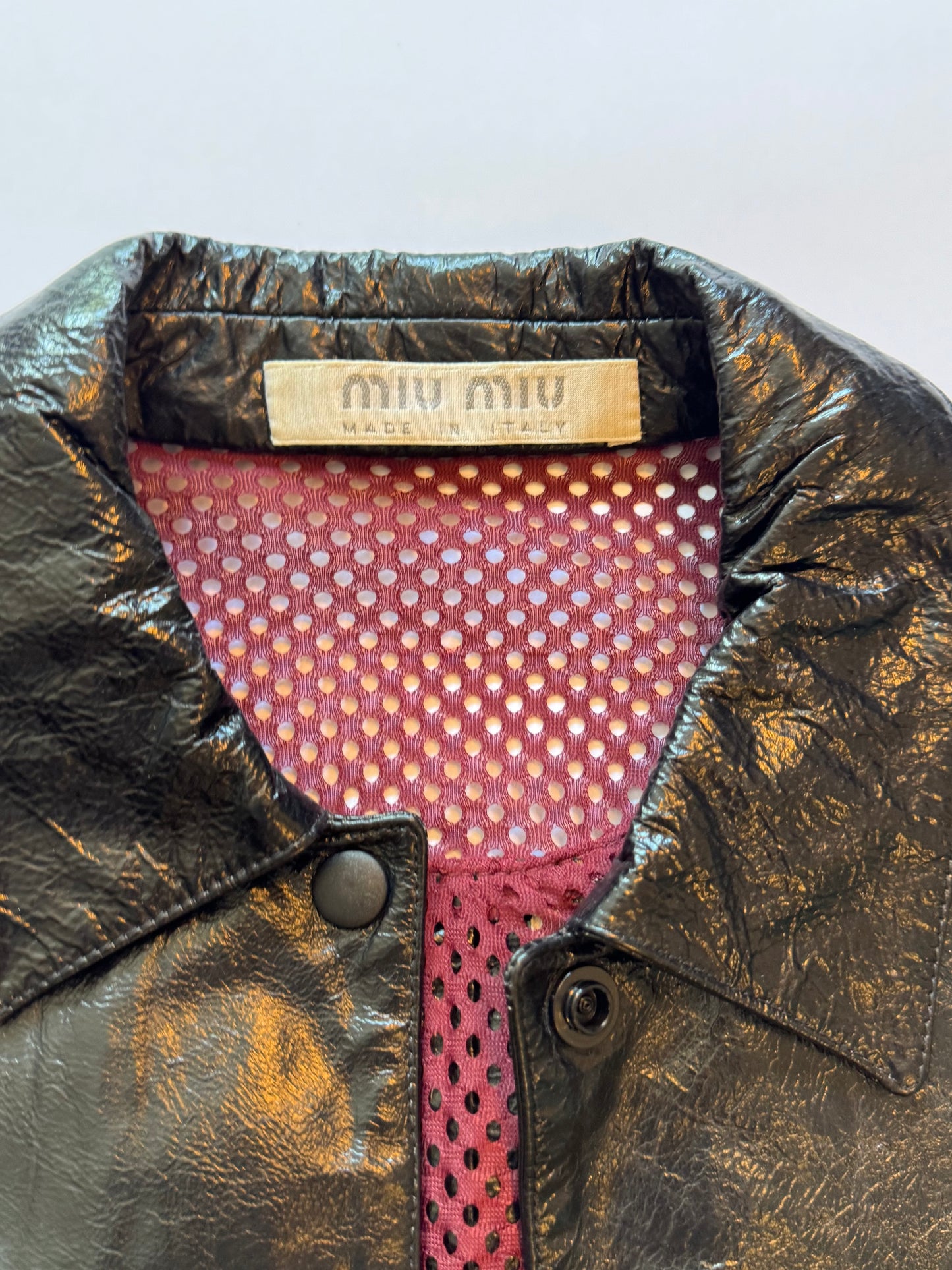 Miu Miu SS 2000 Leather Jacket
