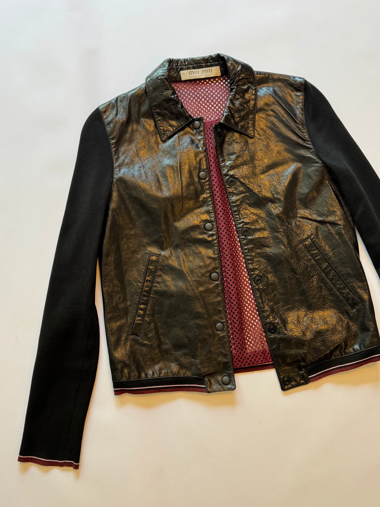 Miu Miu SS 2000 Leather Jacket