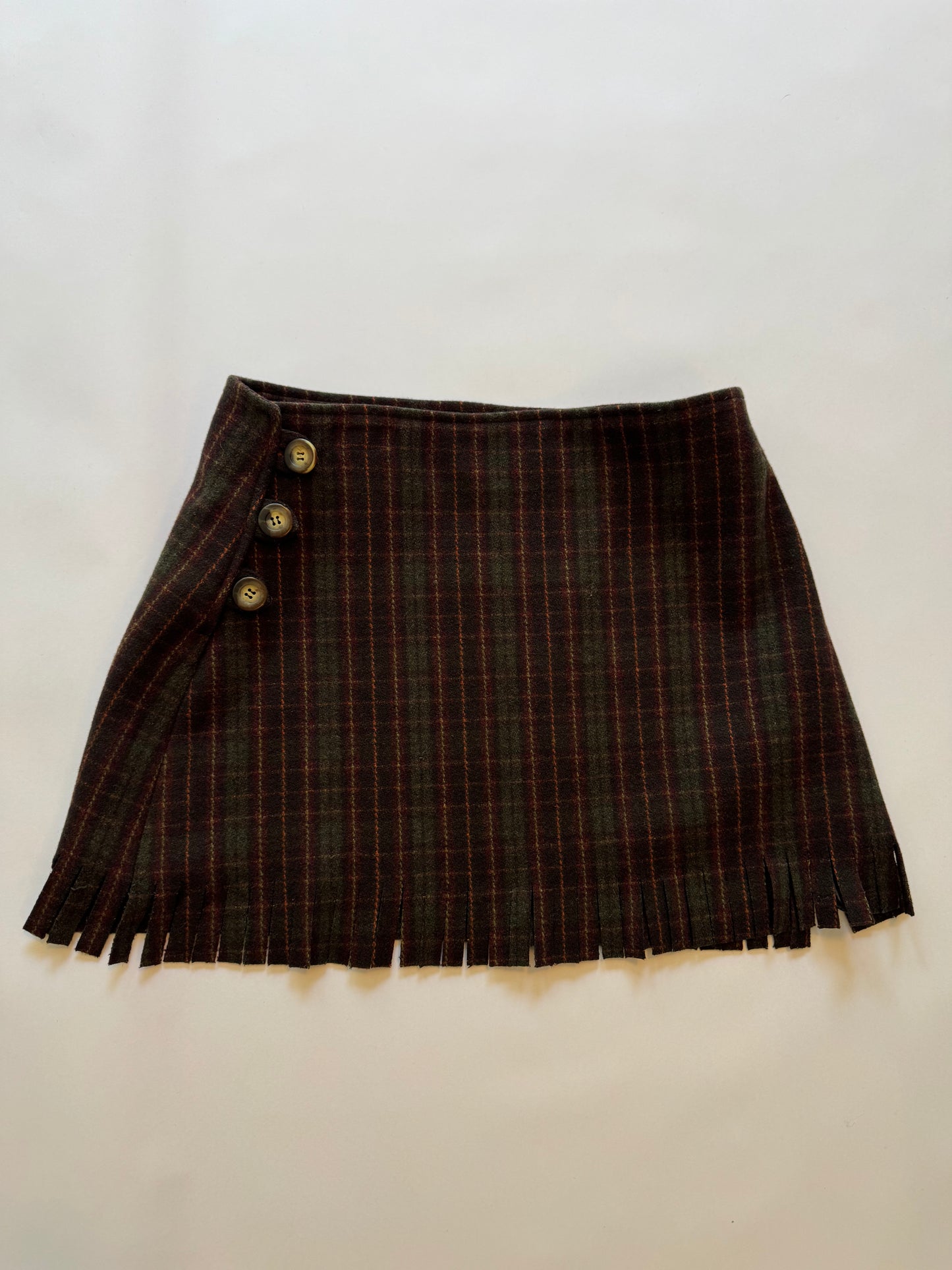 G by Romeo Gigli Argyle Mini Skirt