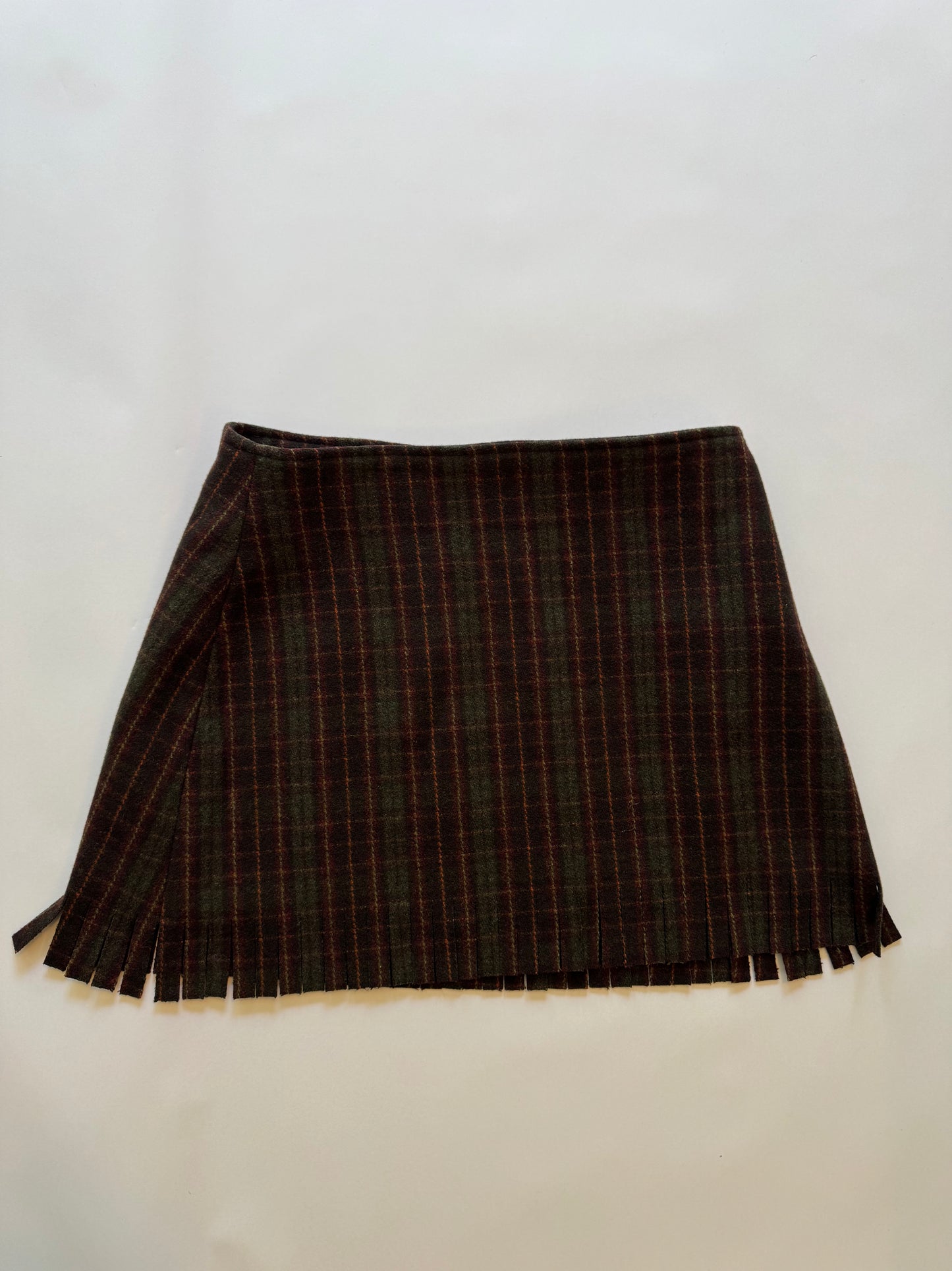 G by Romeo Gigli Argyle Mini Skirt