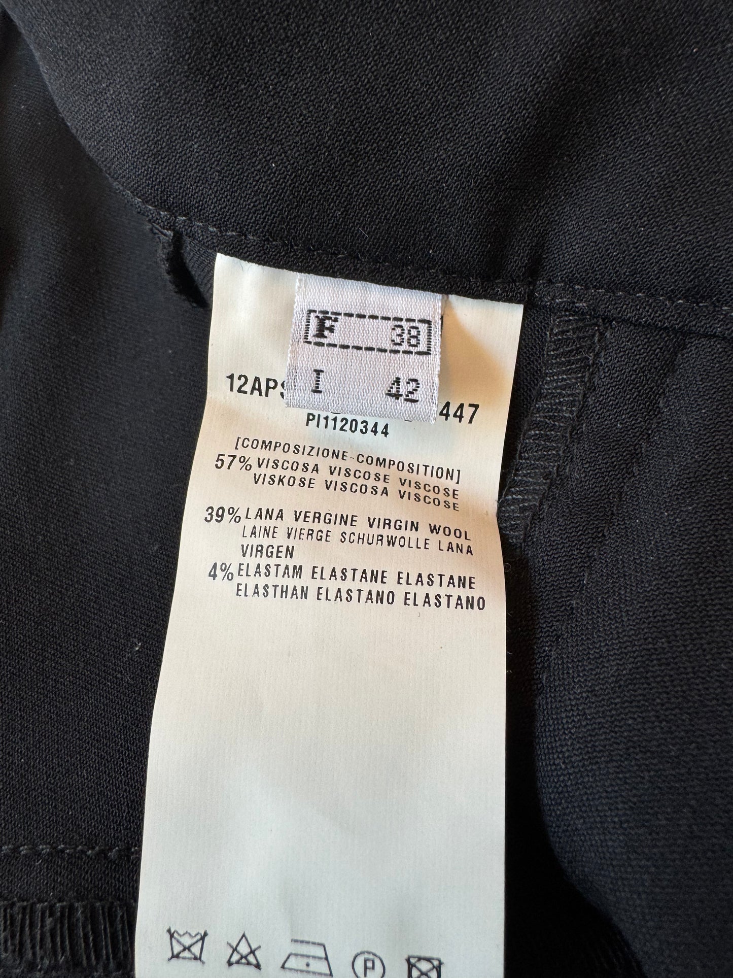 Plein Sud Trousers with Gunmetal Ankle Fasteners