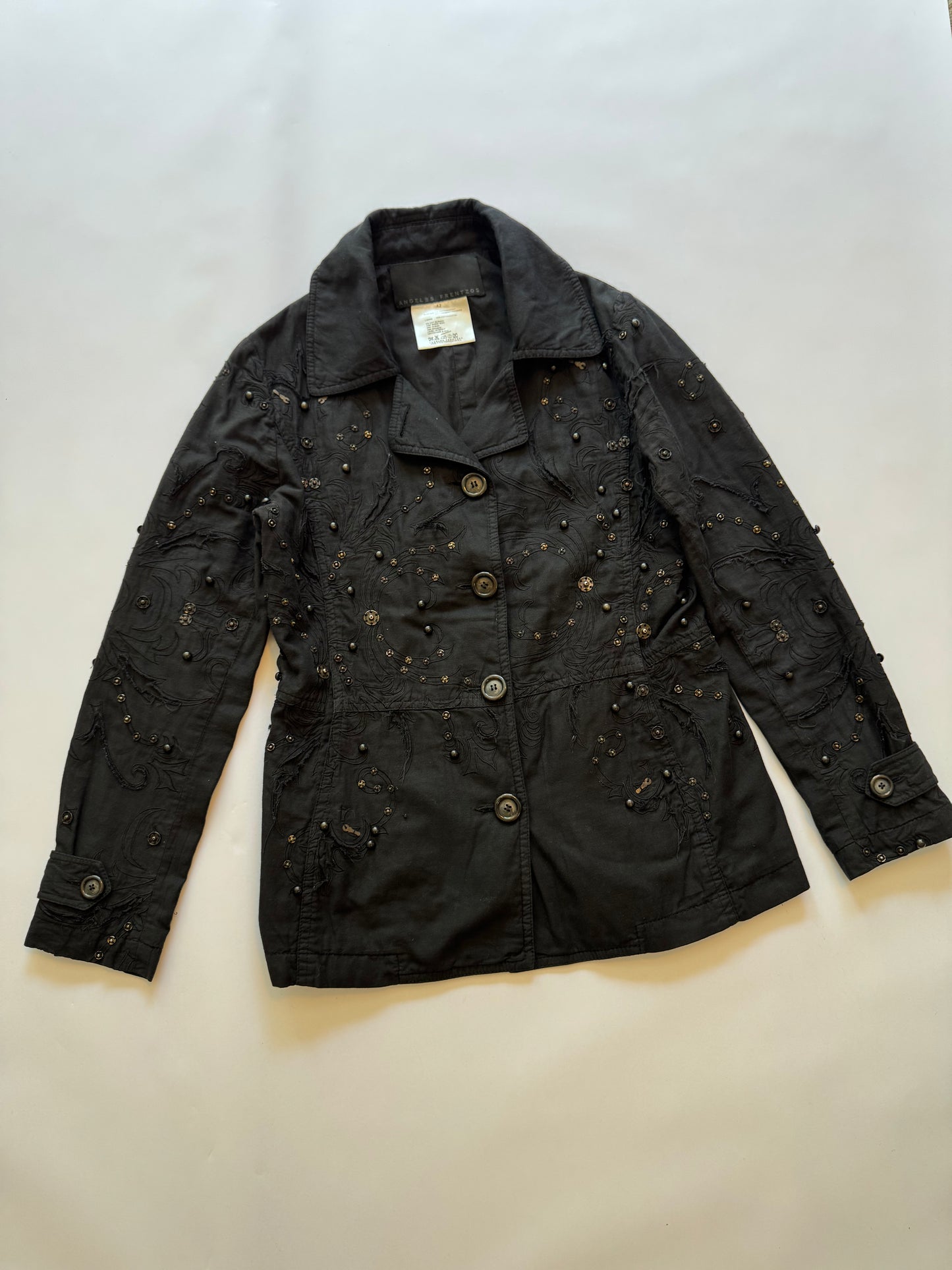 Decorated Buttoned Jacket