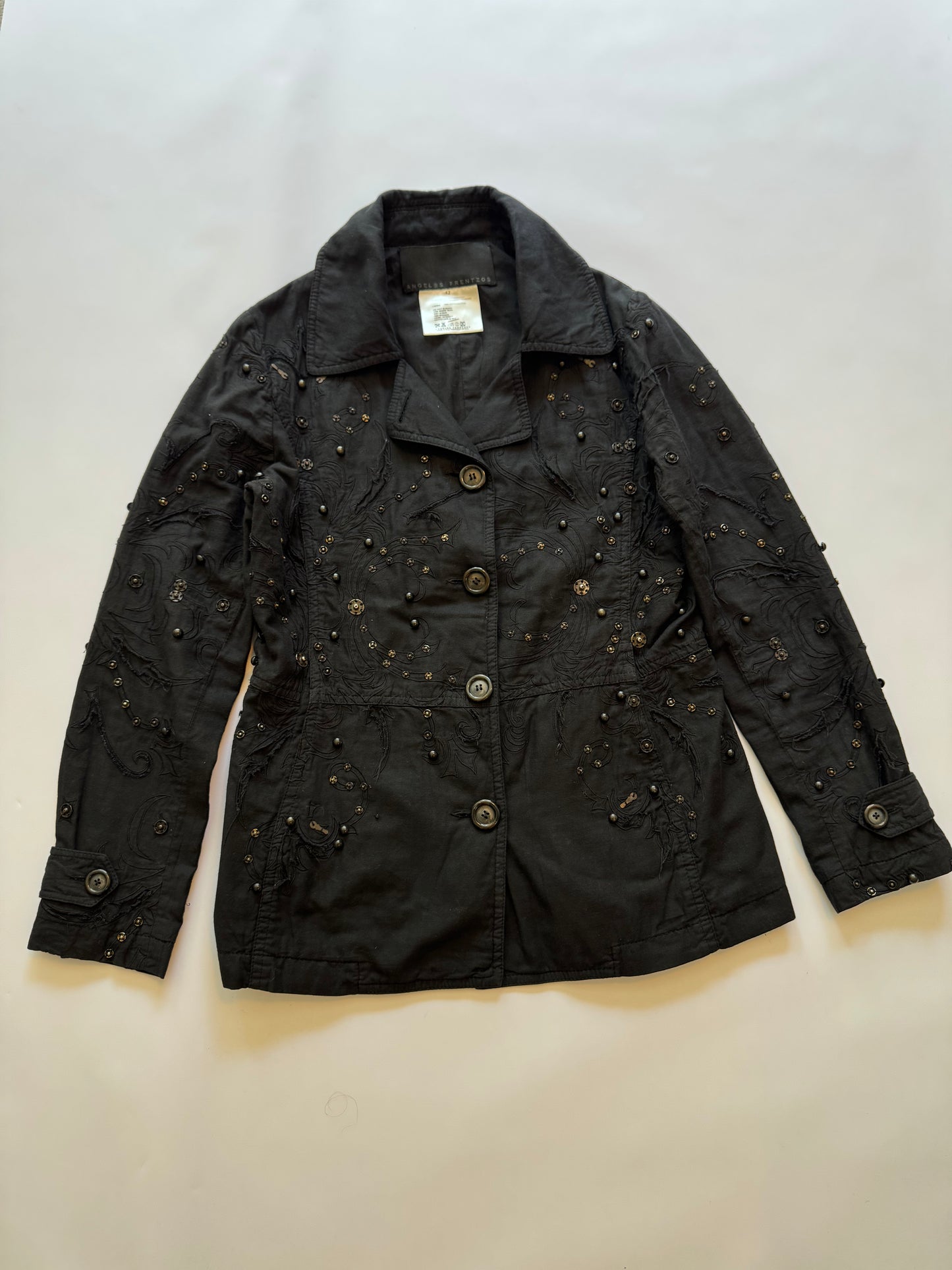 Decorated Buttoned Jacket