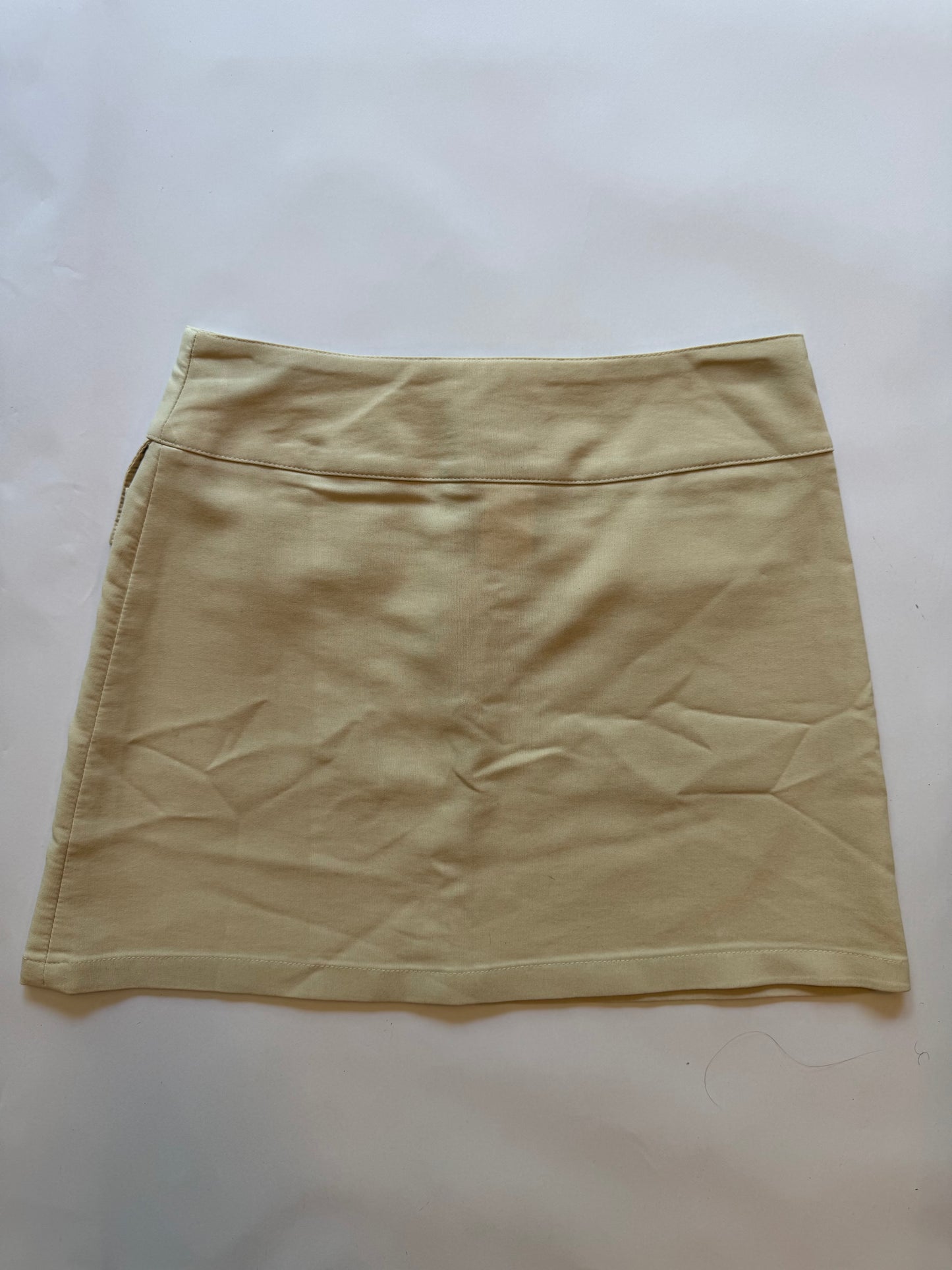 Cream 2000s Skirt Jacket Set