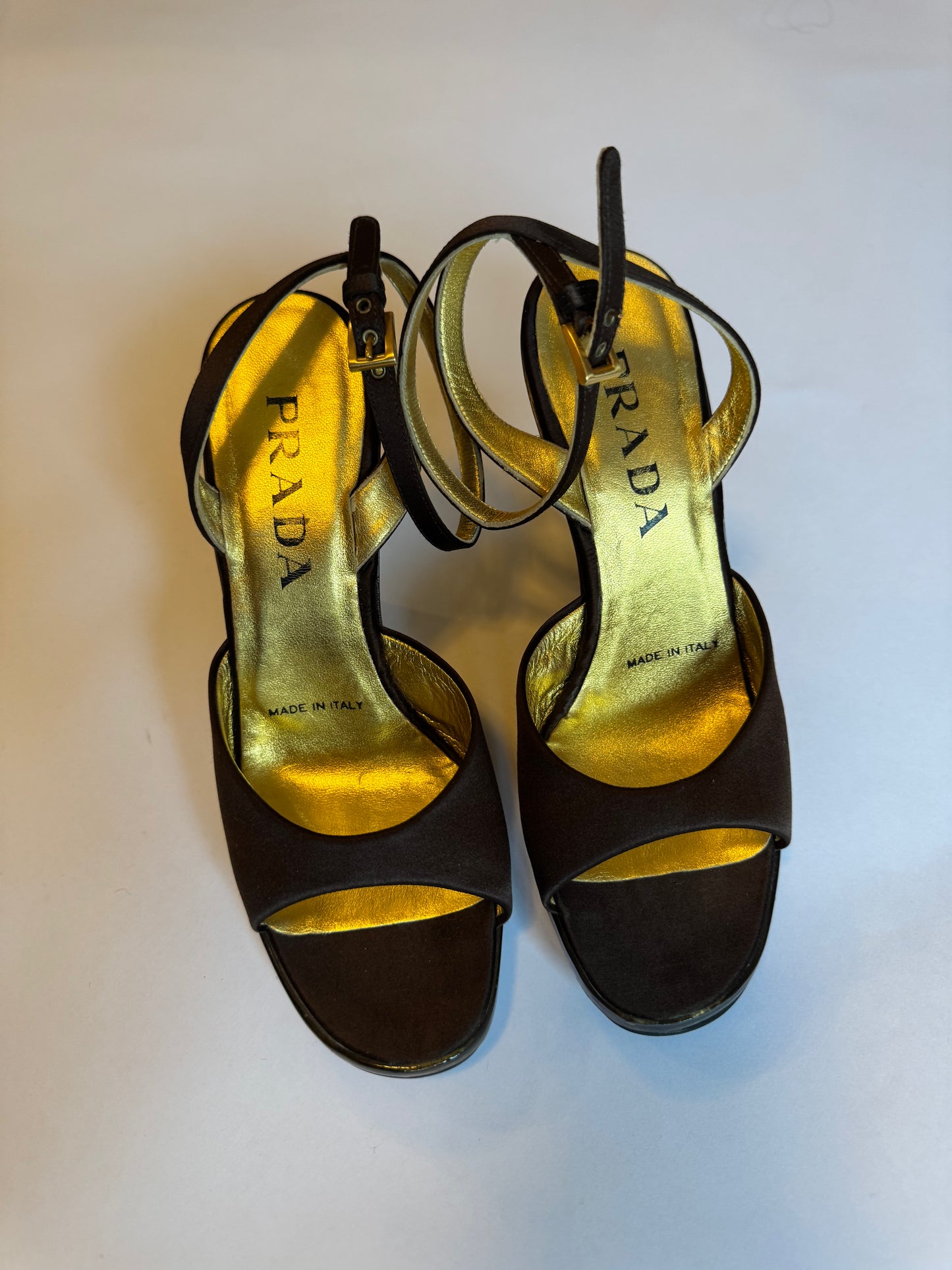 Lucite Wedge Heels from Prada 1998 (size 37)
