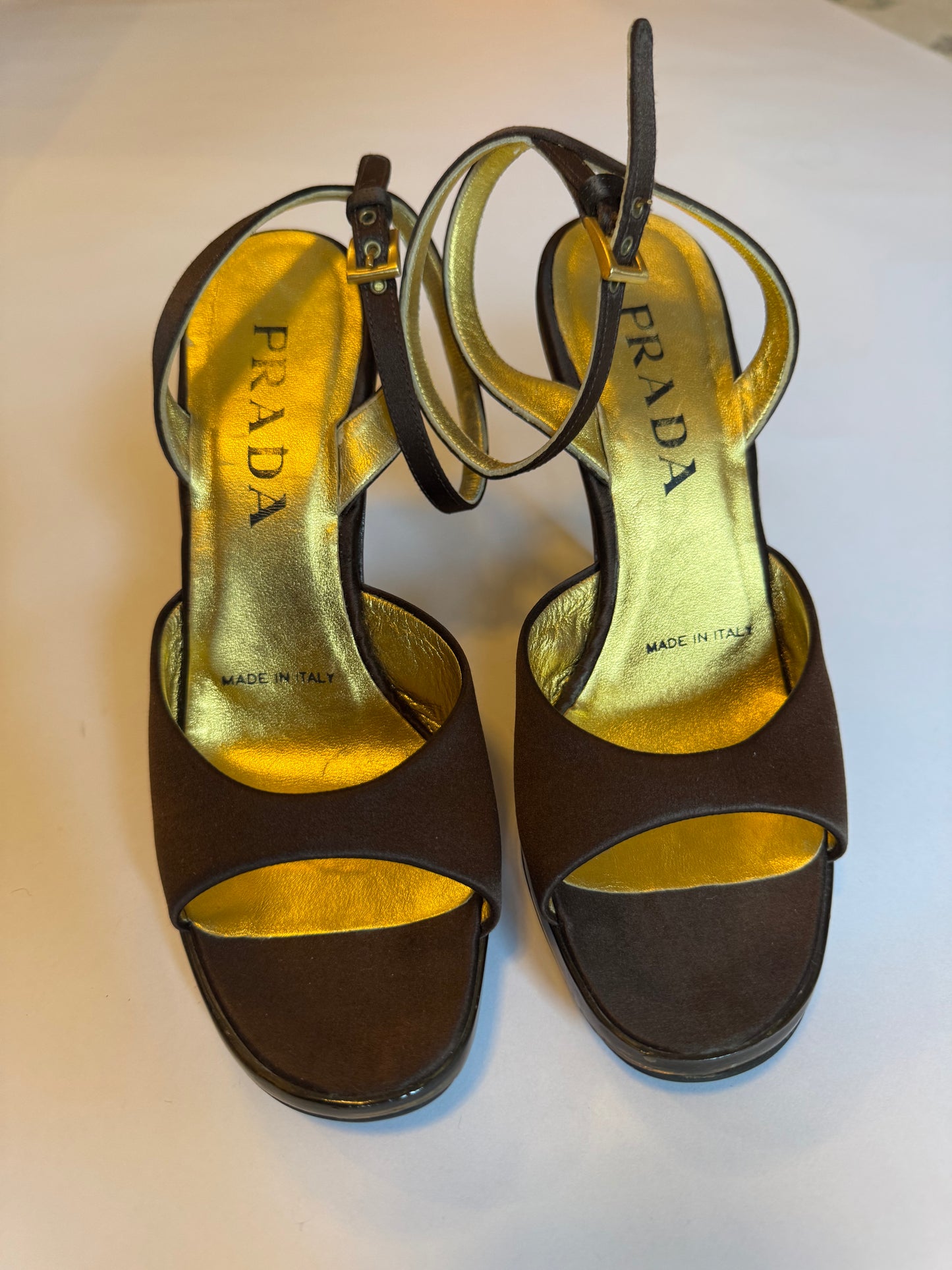 Lucite Wedge Heels from Prada 1998 (size 37)