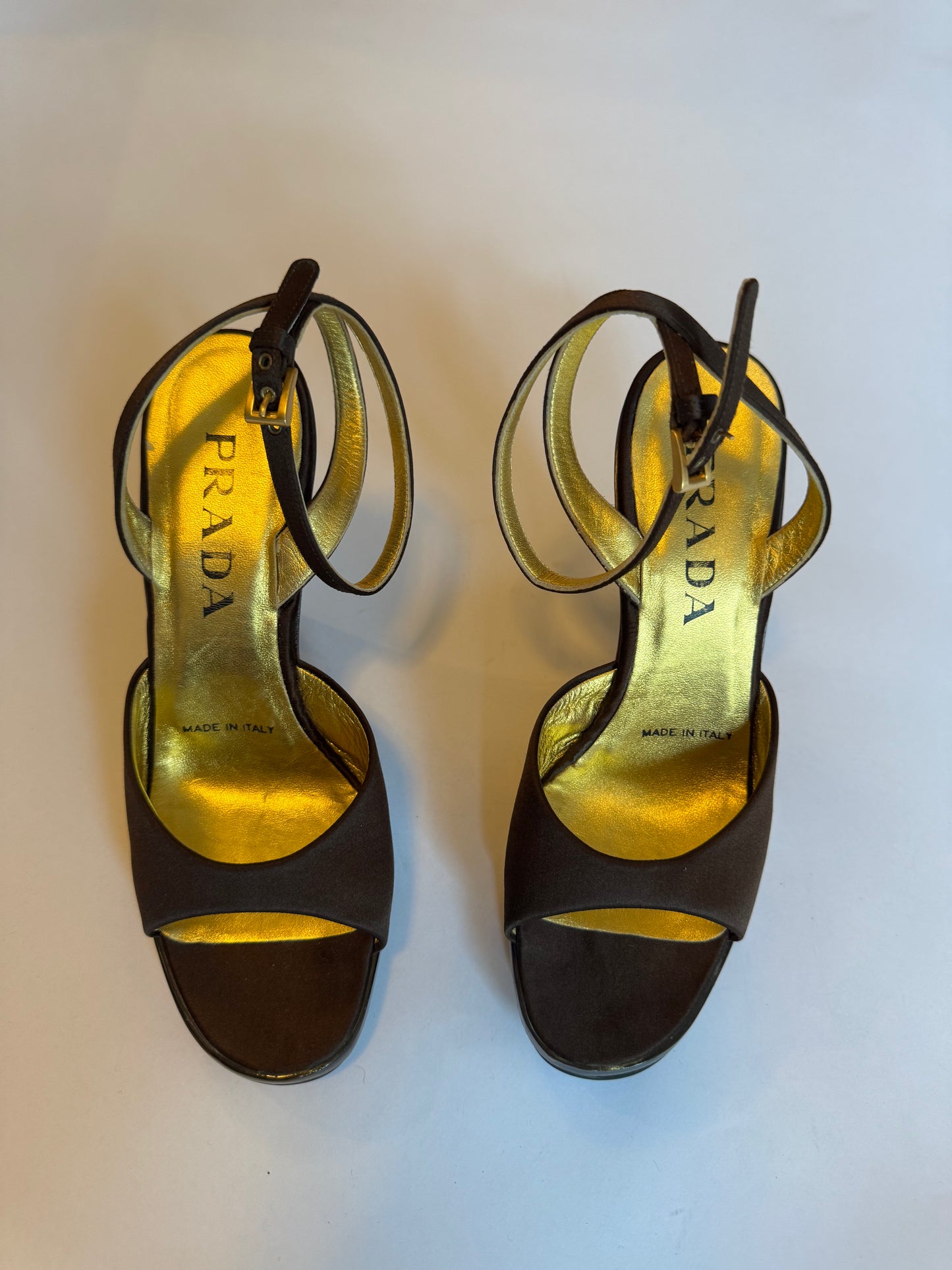 Lucite Wedge Heels from Prada 1998 (size 37)