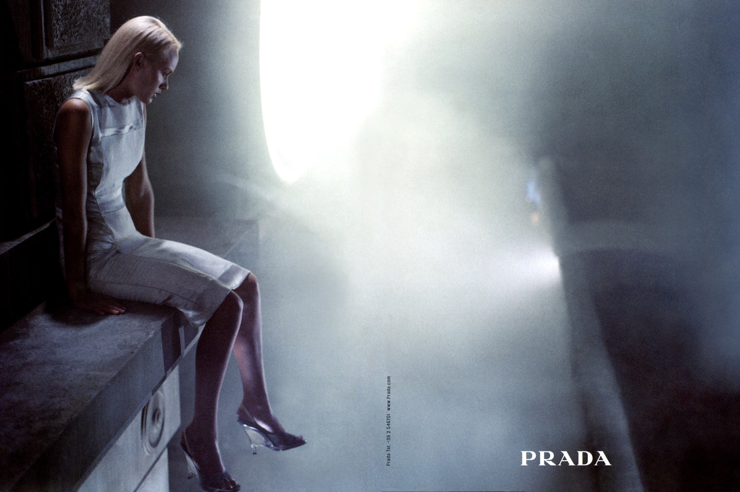 Lucite Wedge Heels from Prada 1998 (size 37)