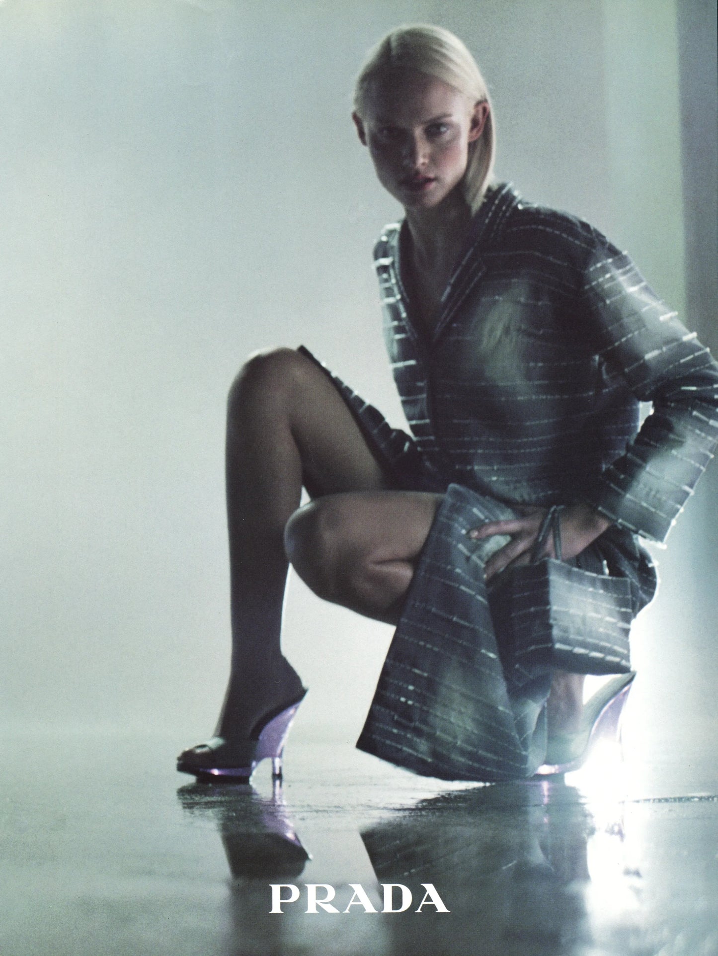 Lucite Wedge Heels from Prada 1998 (size 37)