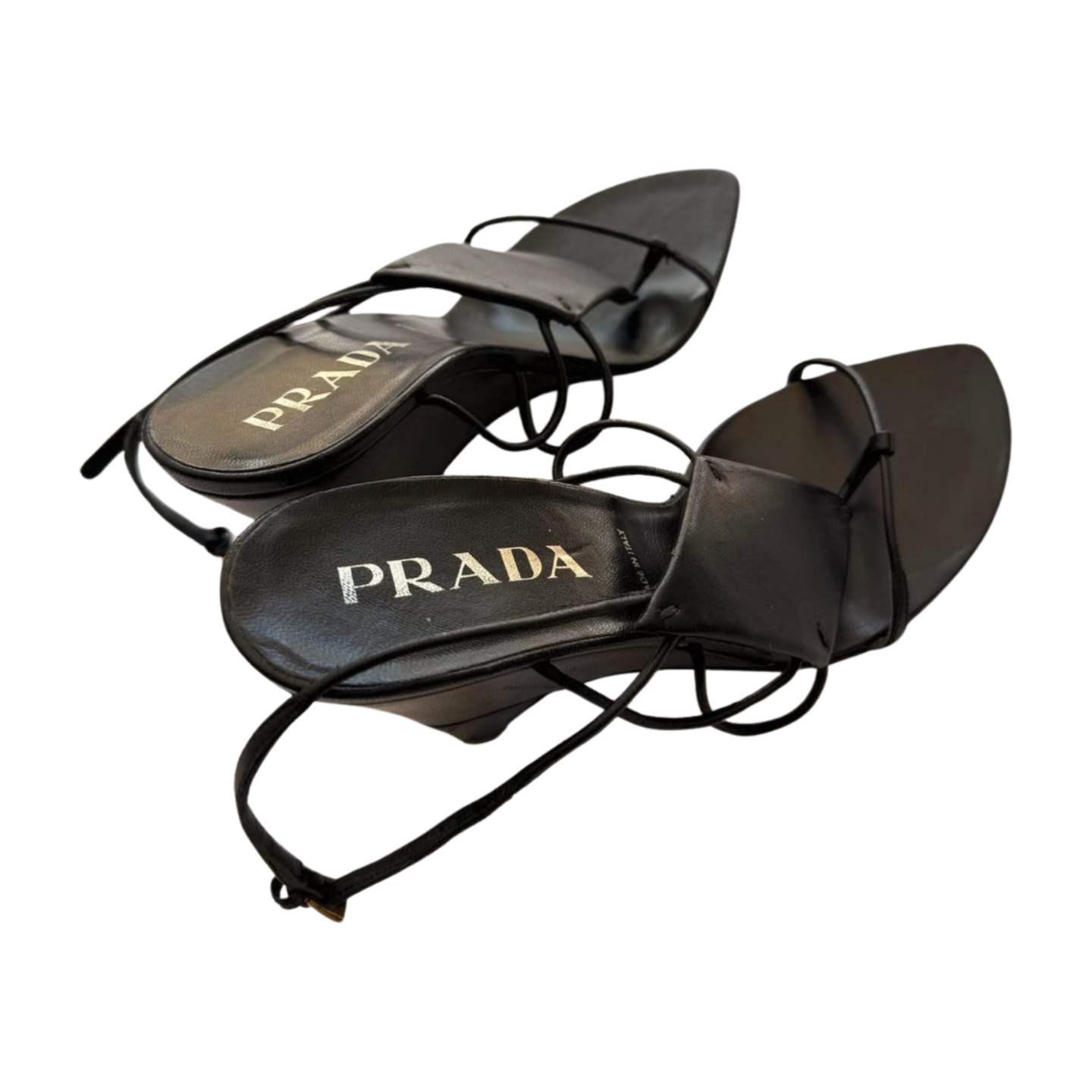 Prada 90s Heeled Sandal Size 38