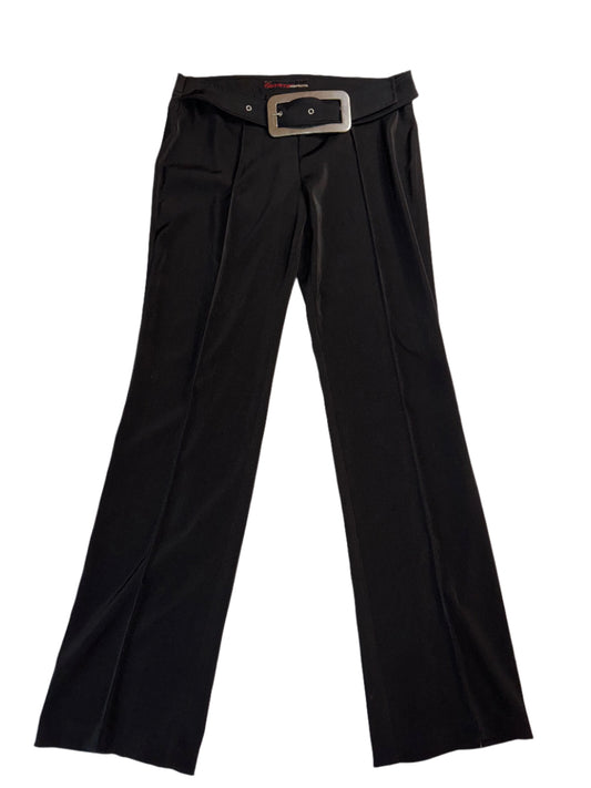 Miss Sixty Luxury Giant Silver Belt Buckle Pants