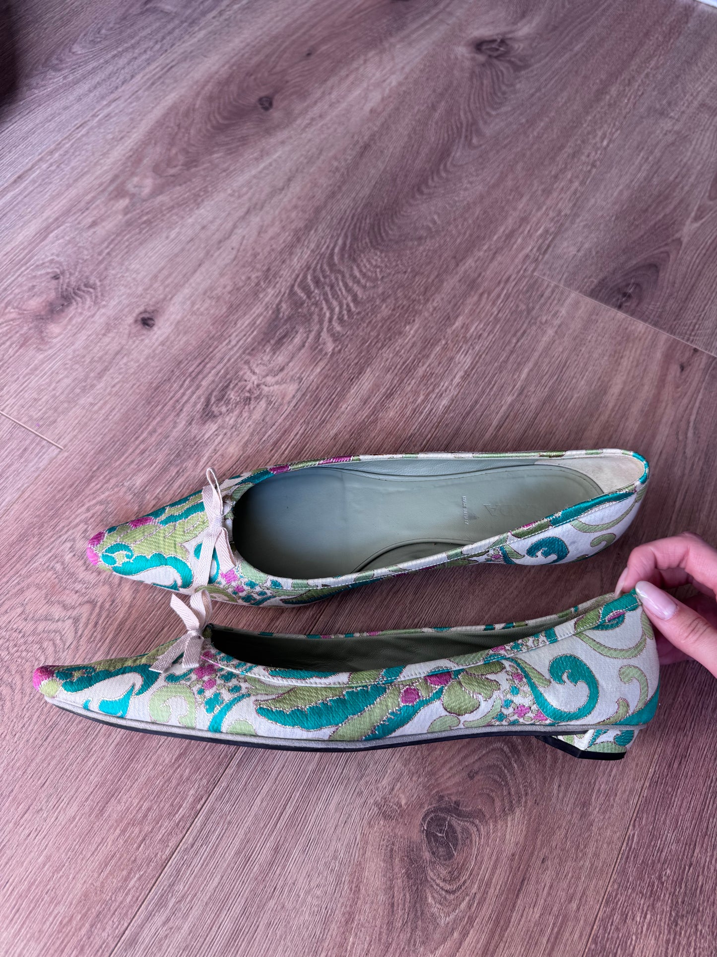 Prada 2003 Brocade Ballerinas (41)