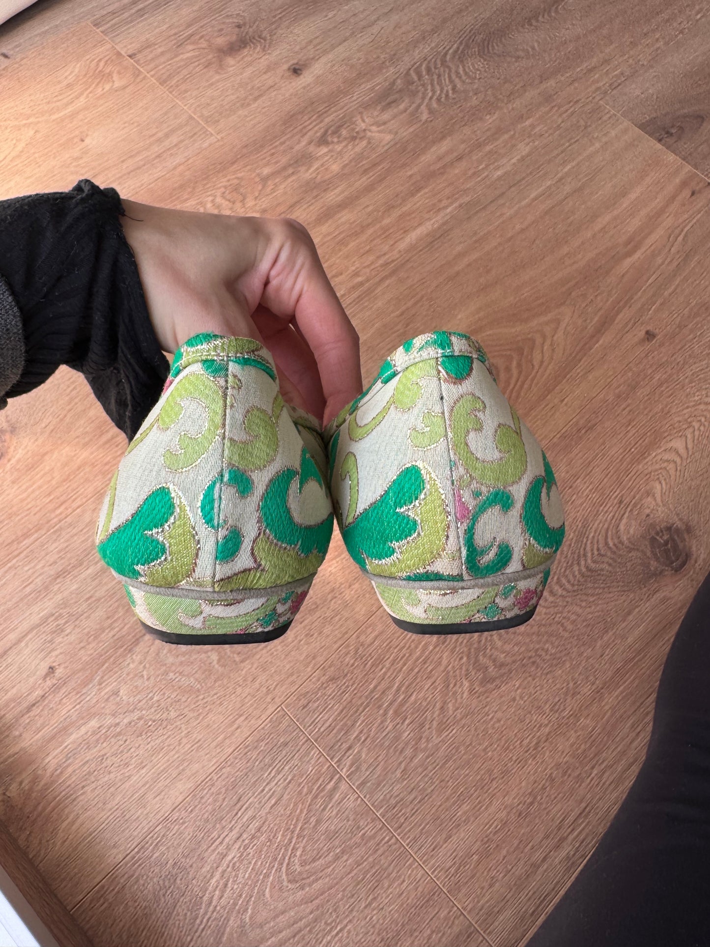 Prada 2003 Brocade Ballerinas (41)