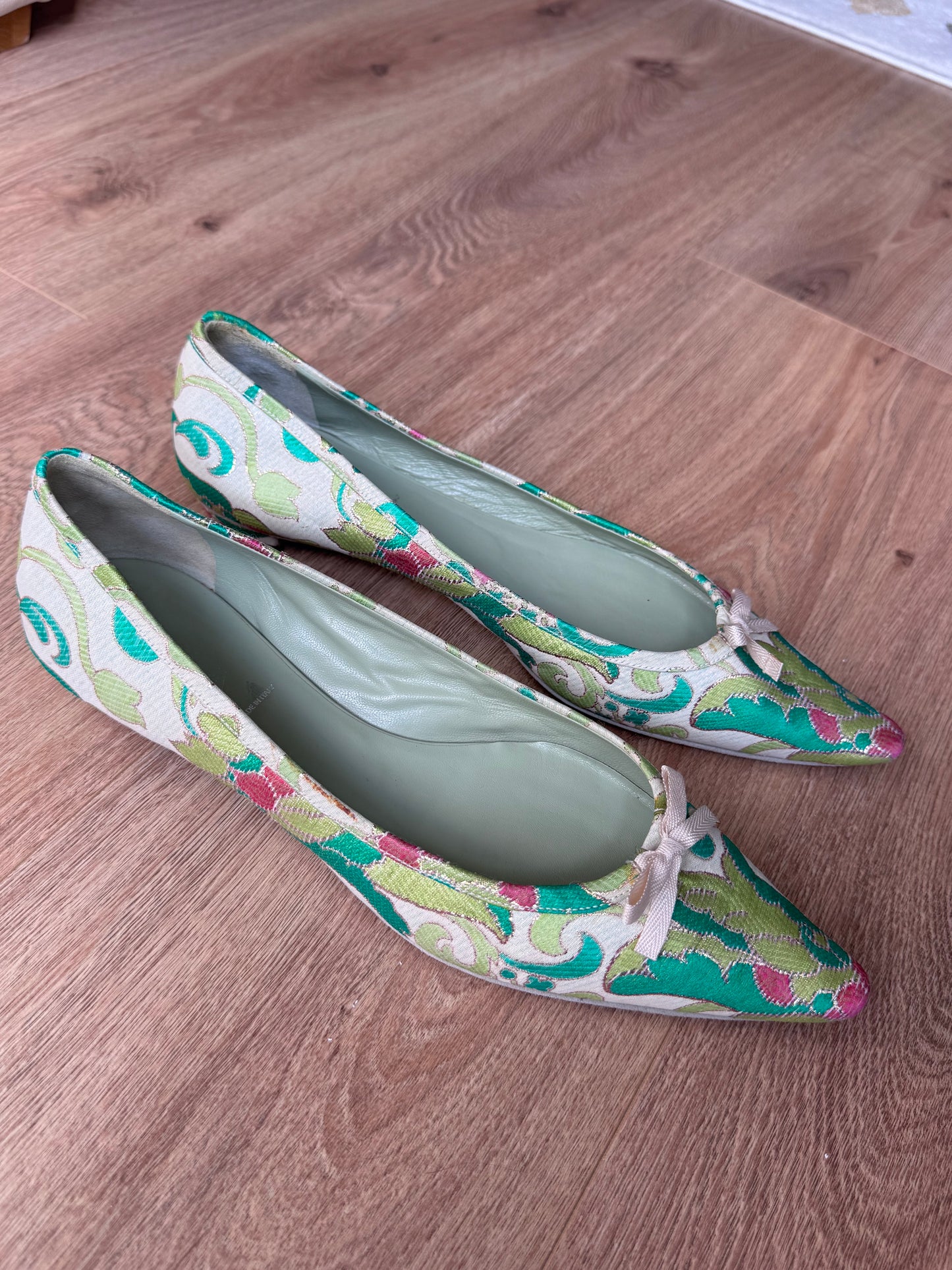 Prada 2003 Brocade Ballerinas (41)