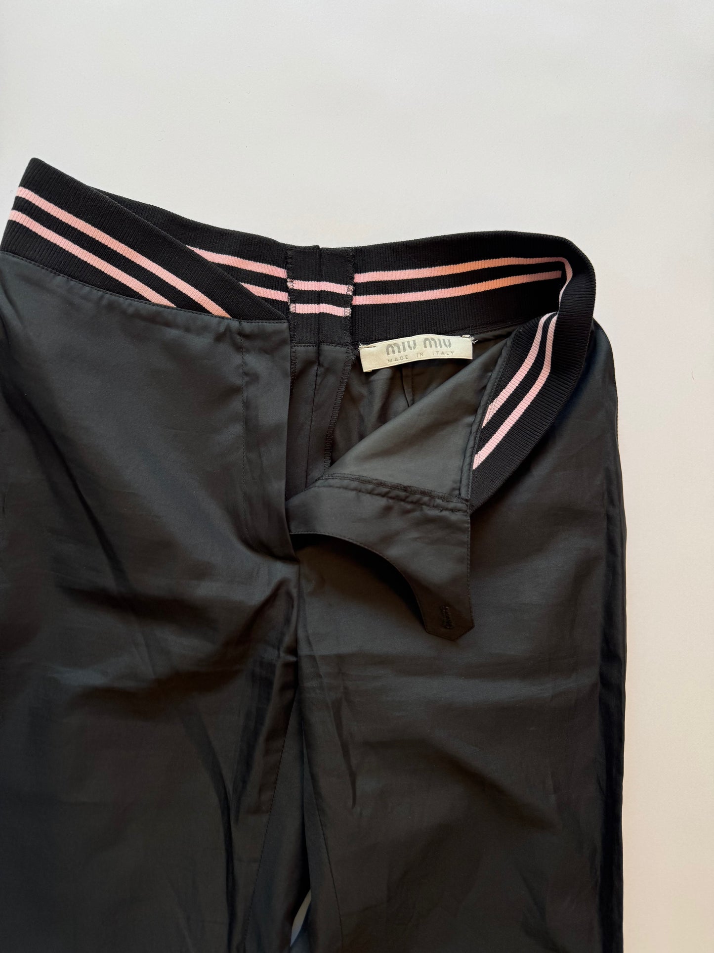Miu Miu SS 2000 Sporty Cropped Pants
