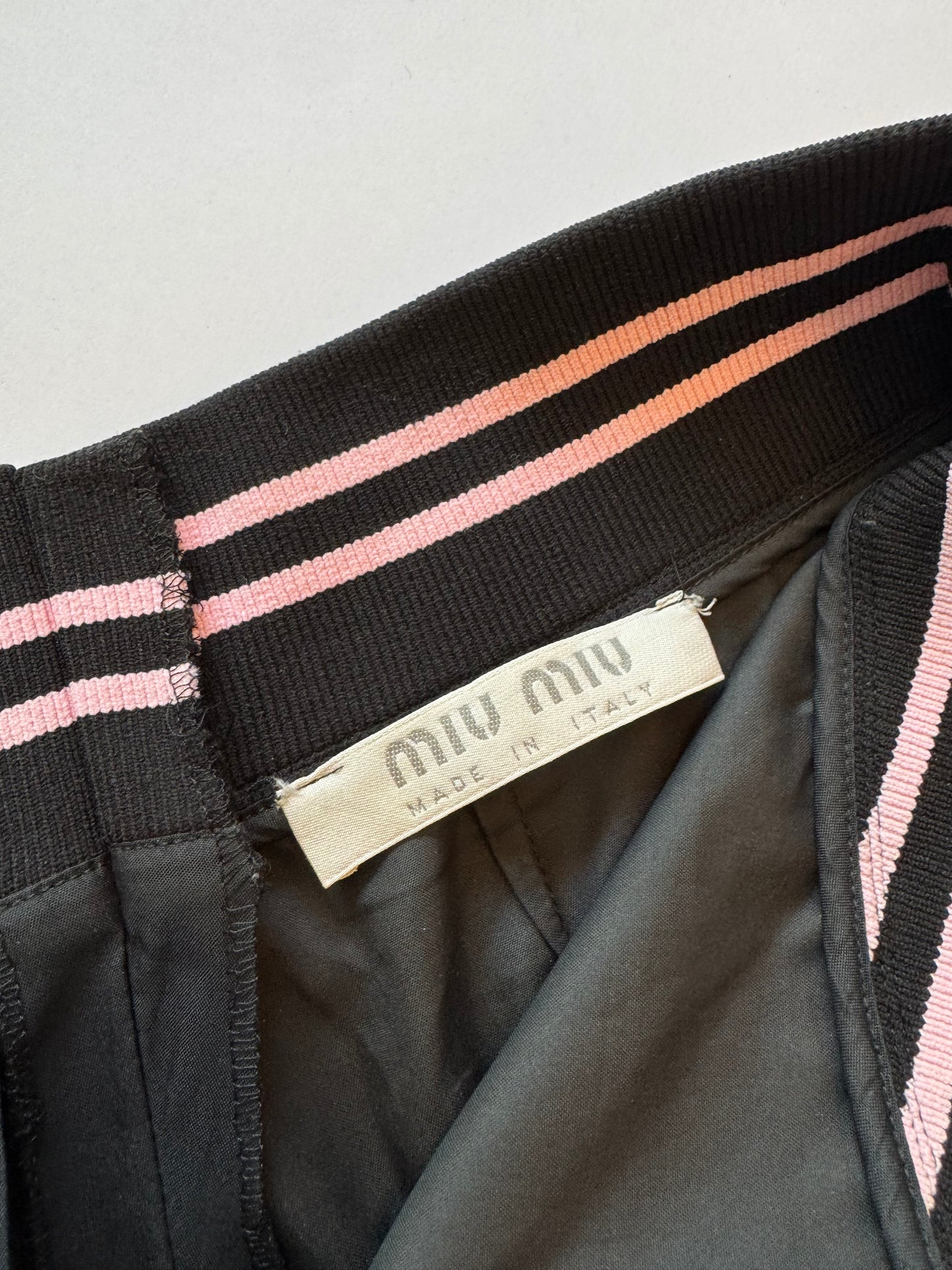 Miu Miu SS 2000 Sporty Cropped Pants