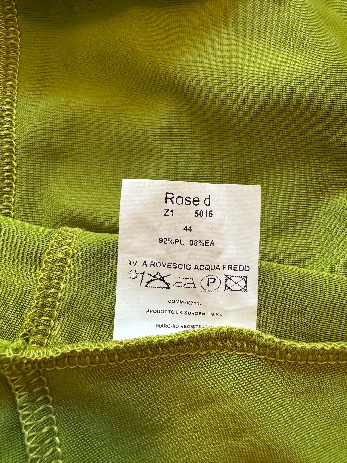 Green Stretch Velvet 2000s Dress