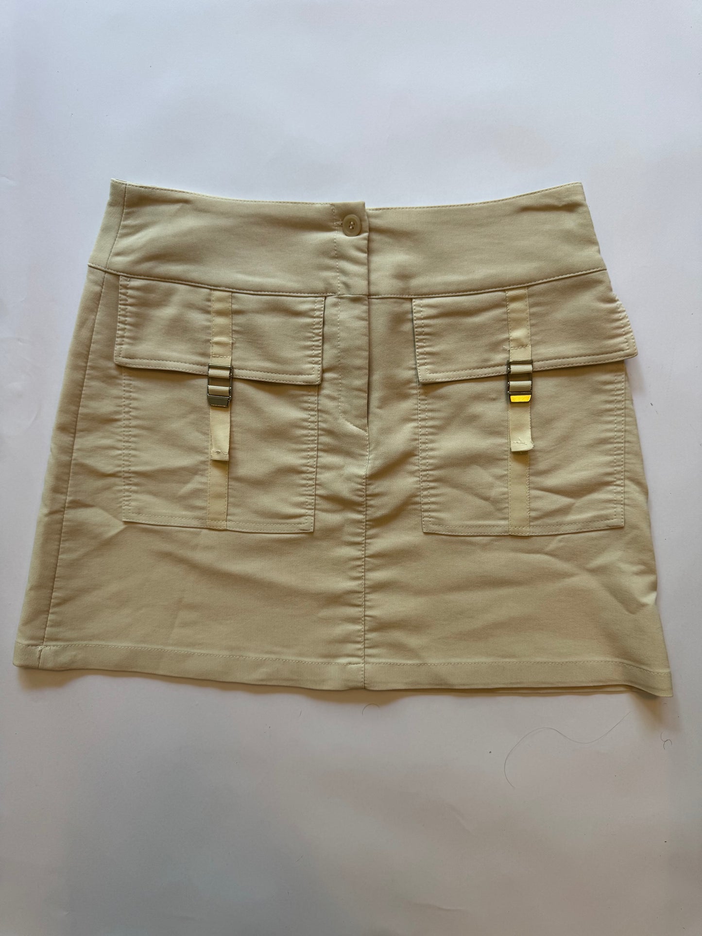 Cream 2000s Skirt Jacket Set