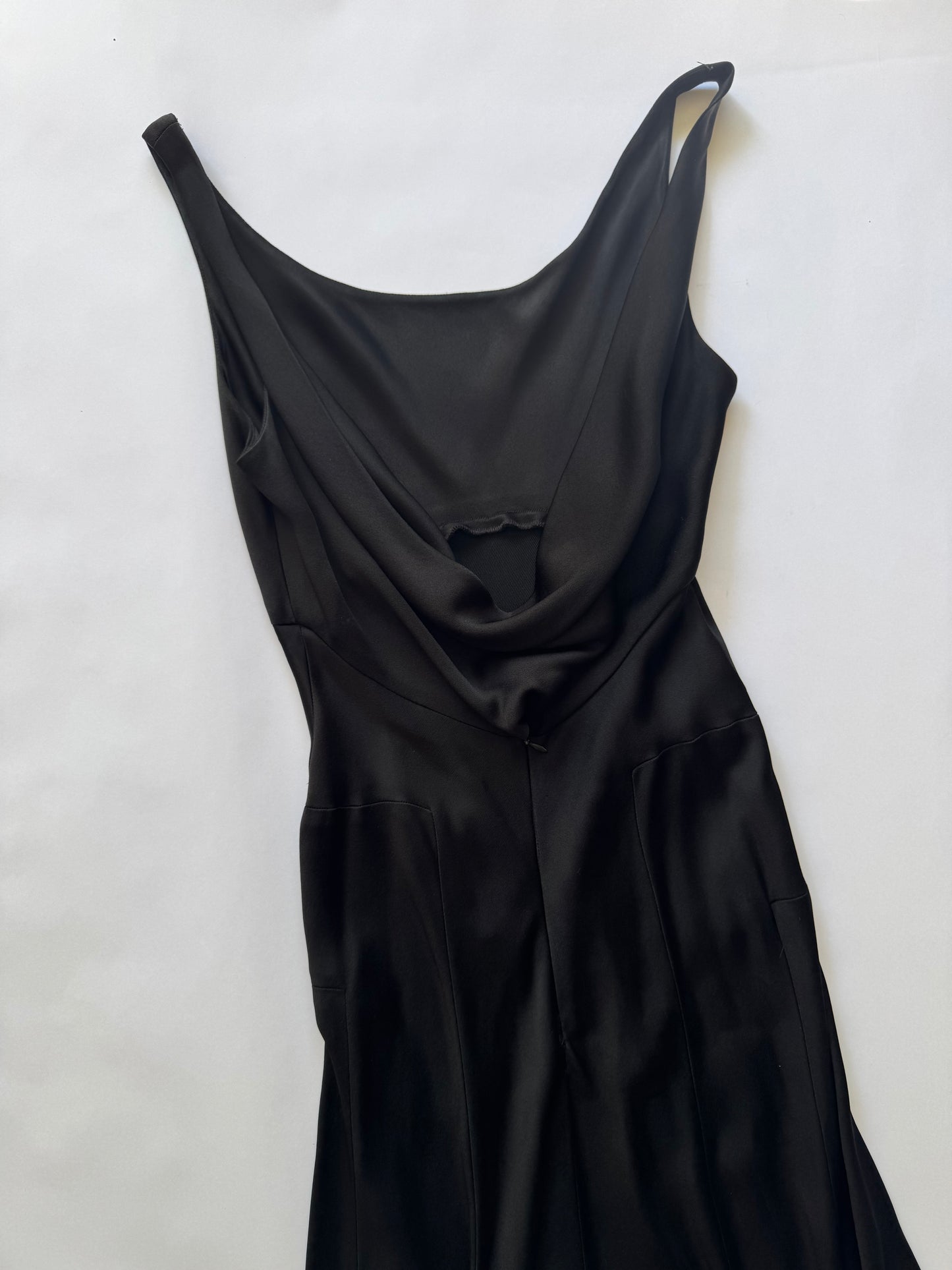 Donna Karan 90's Gown with Cowl Back