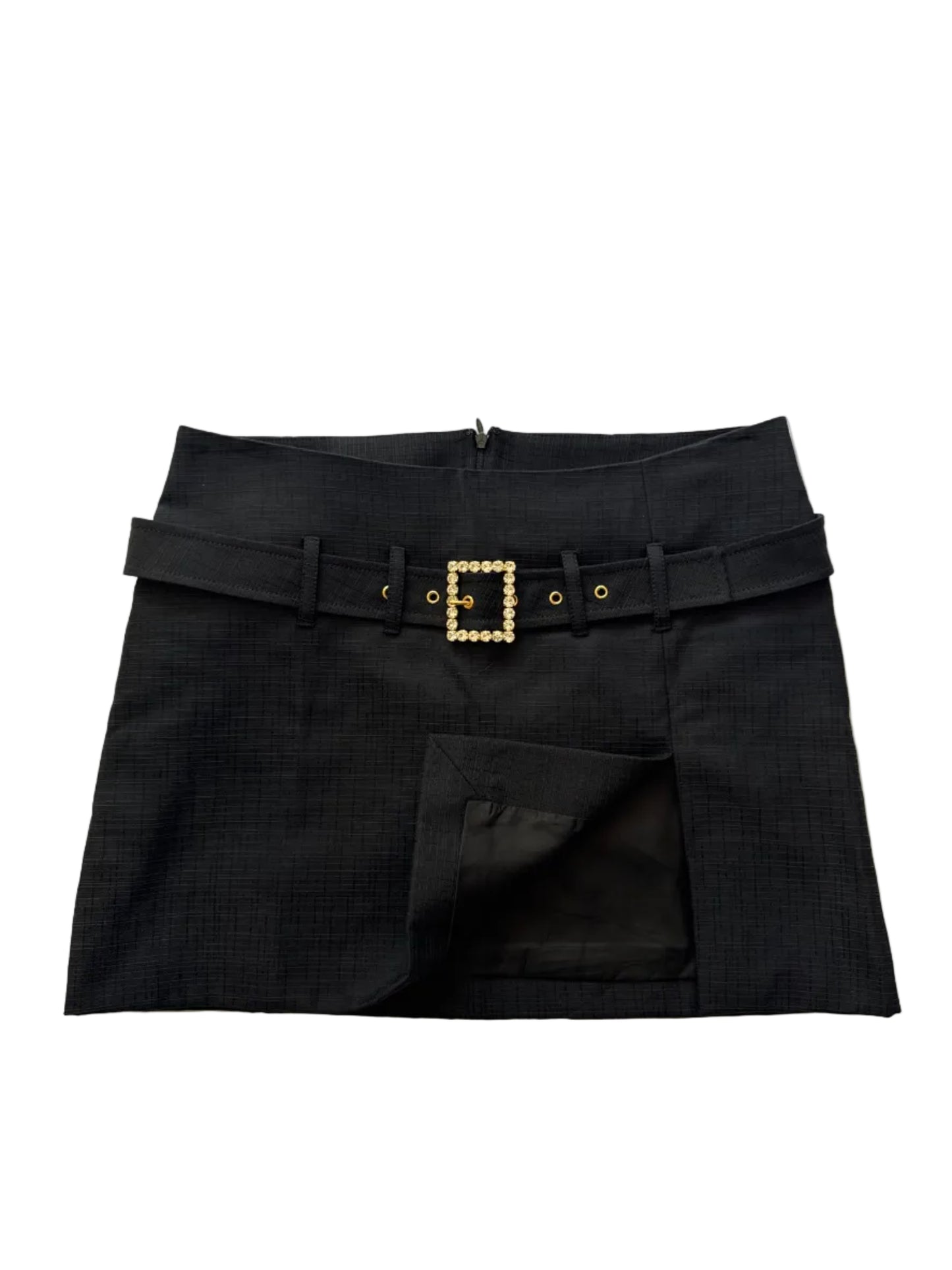 Dolce & Gabbana Winter 2001 Mini Skirt with Swarovski Belt