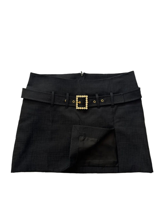 Dolce & Gabbana Winter 2001 Mini Skirt with Swarovski Belt