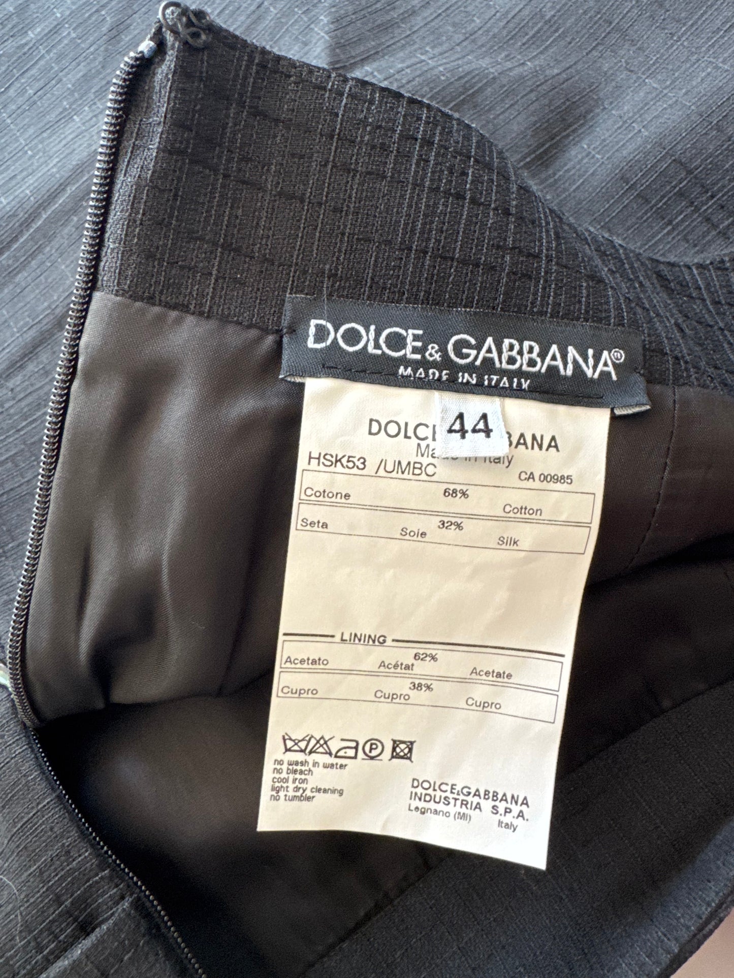 Dolce & Gabbana Winter 2001 Mini Skirt with Swarovski Belt