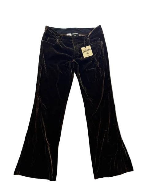 Vintage Jean Paul Gaultier Brown Silk Velvet Pants