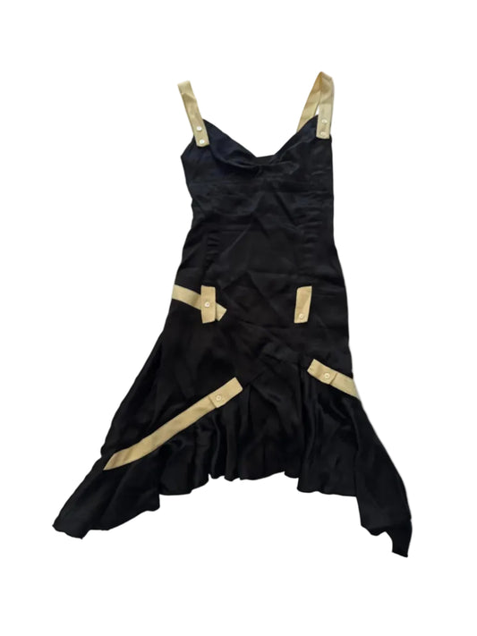 Antonio Berardi Vintage Asymmetric Silk Dress