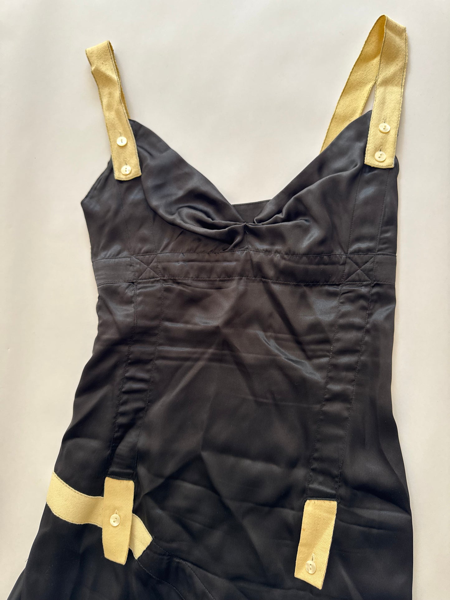 Antonio Berardi Vintage Asymmetric Silk Dress