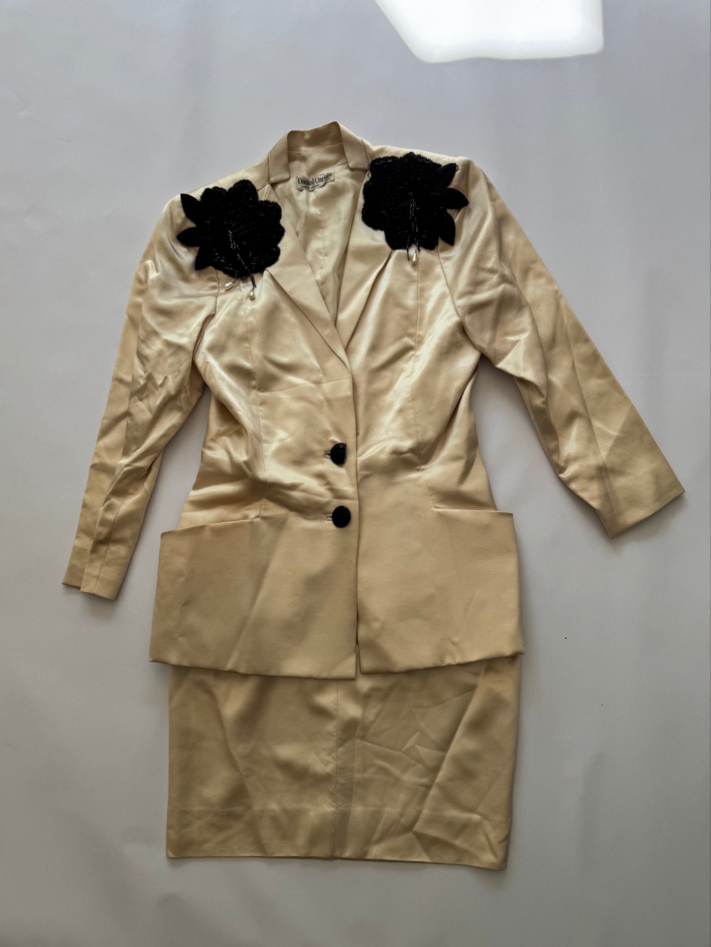Daniel Carlton Vintage Wedding Beaded Suit Set