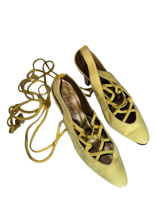 YSL Vintage 1980's Dancing Shoes (US 9)